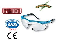 GAFAS COMANDO TRANSPARENTE M-AZUL